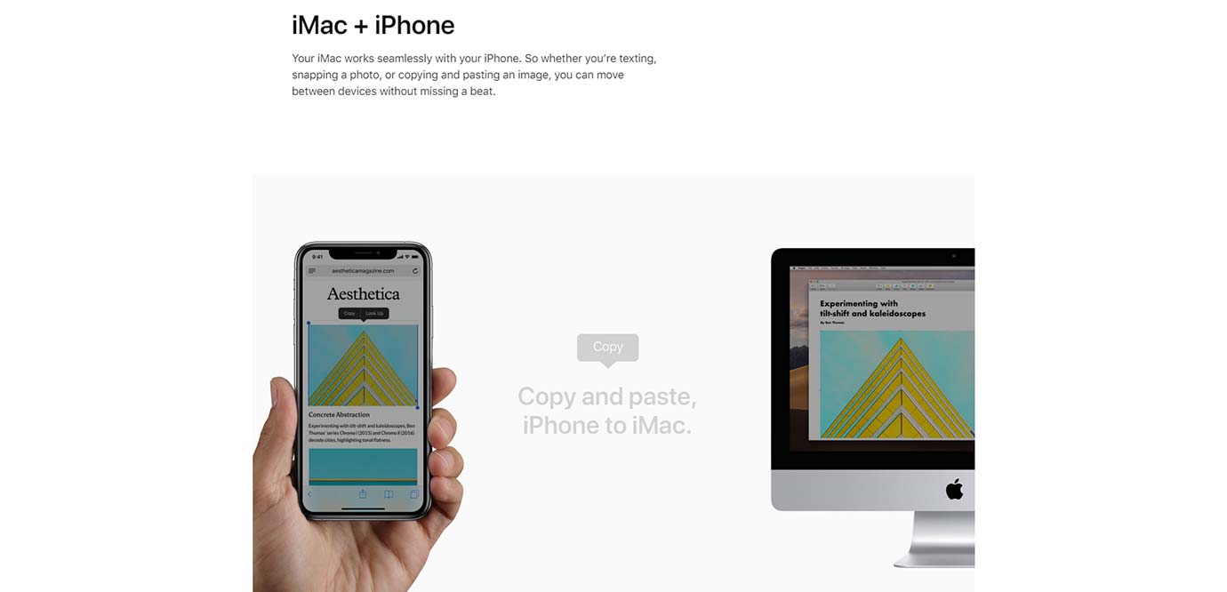 iMac + iPhone