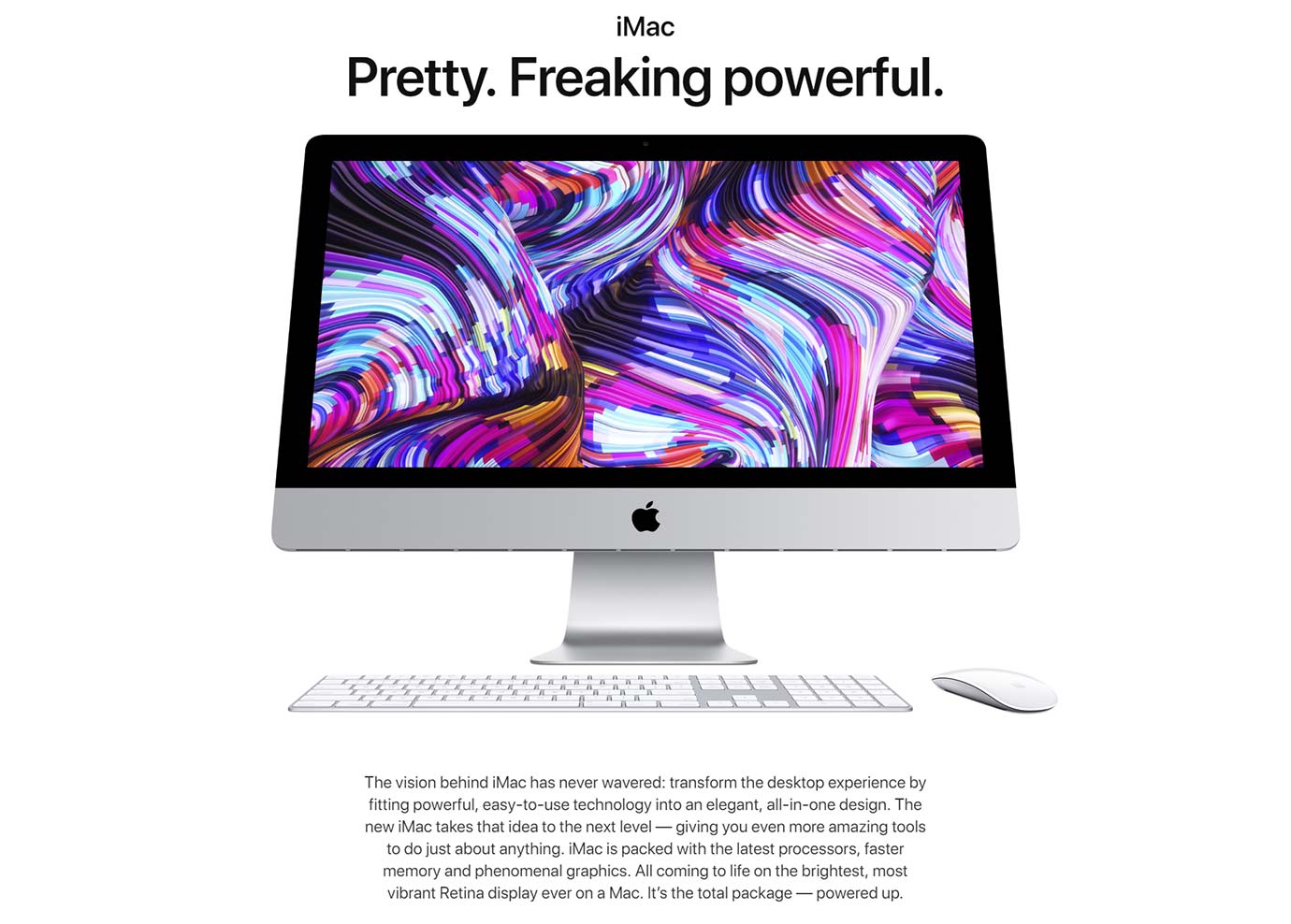 iMac Pretty Freaking Powerful
