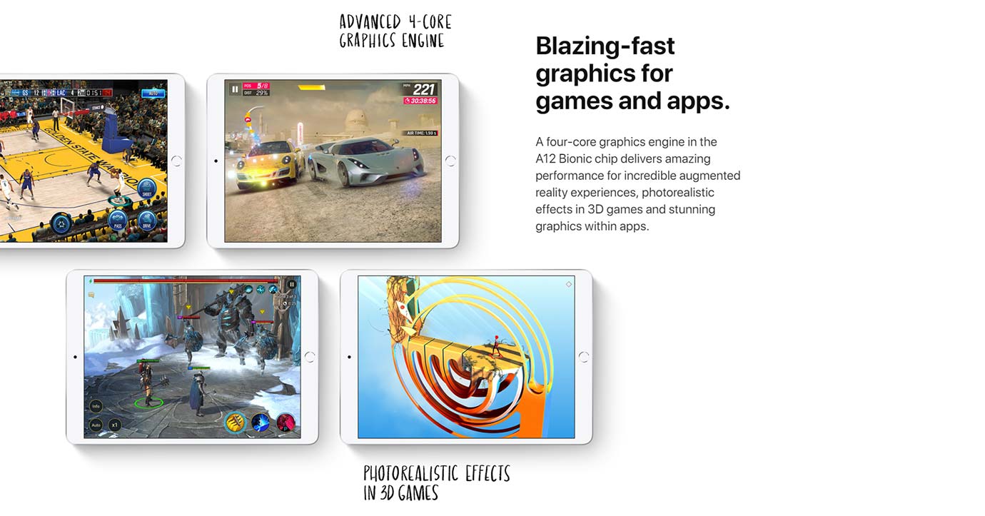 Blazing‑fast graphics for games and apps.