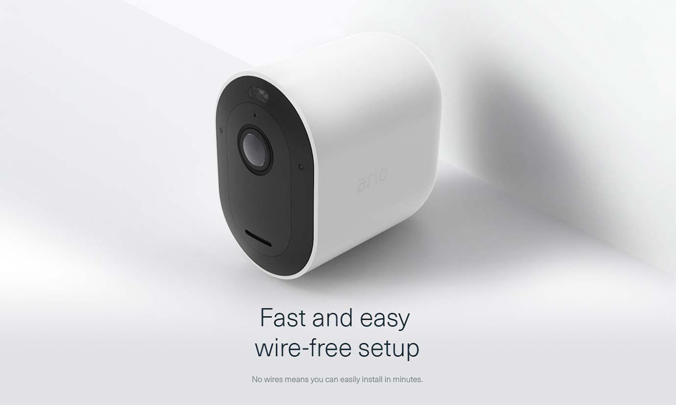 Fast and easy wire-free setup