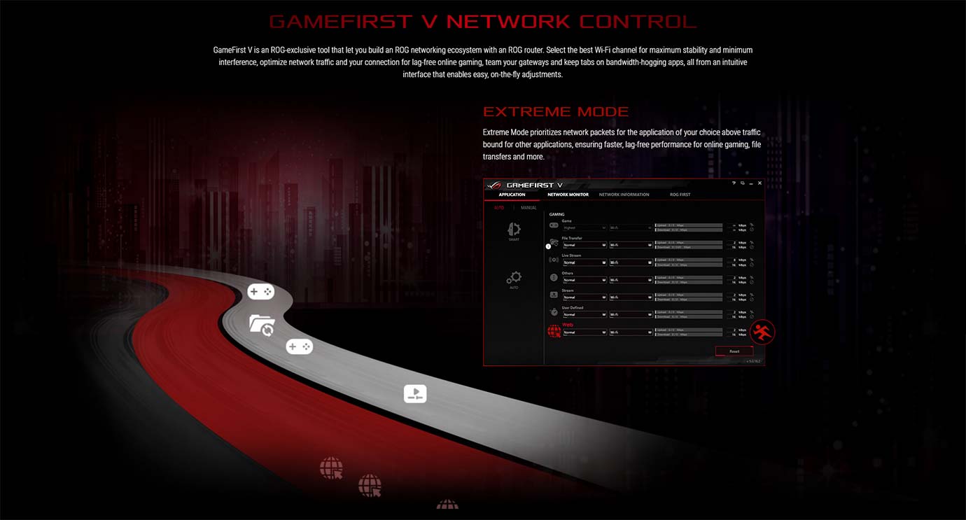 GAMEFIRST V NETWORK CONTROL