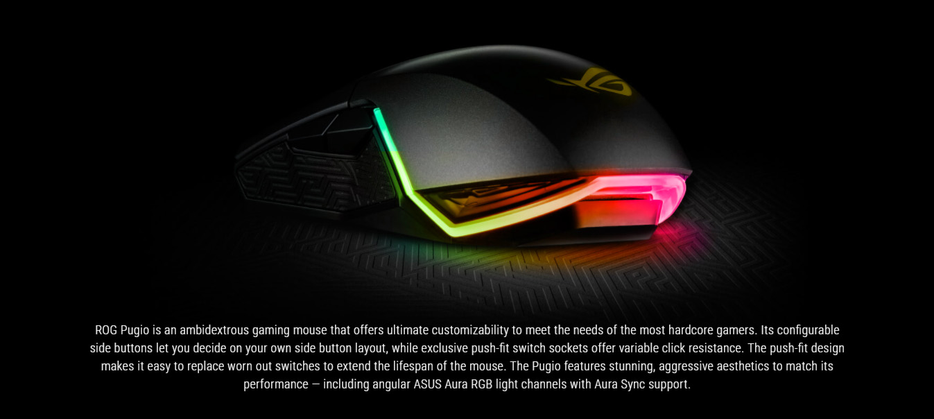 Asus ROG Pugio RGB Gaming Mouse