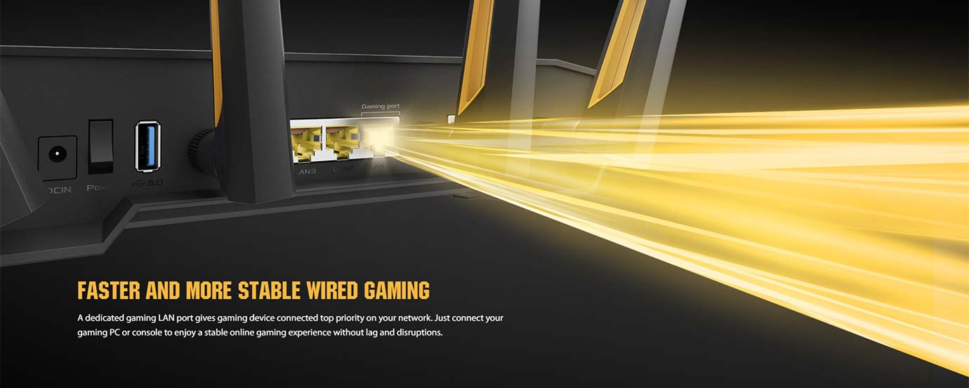 Faster and more stable wired gaming