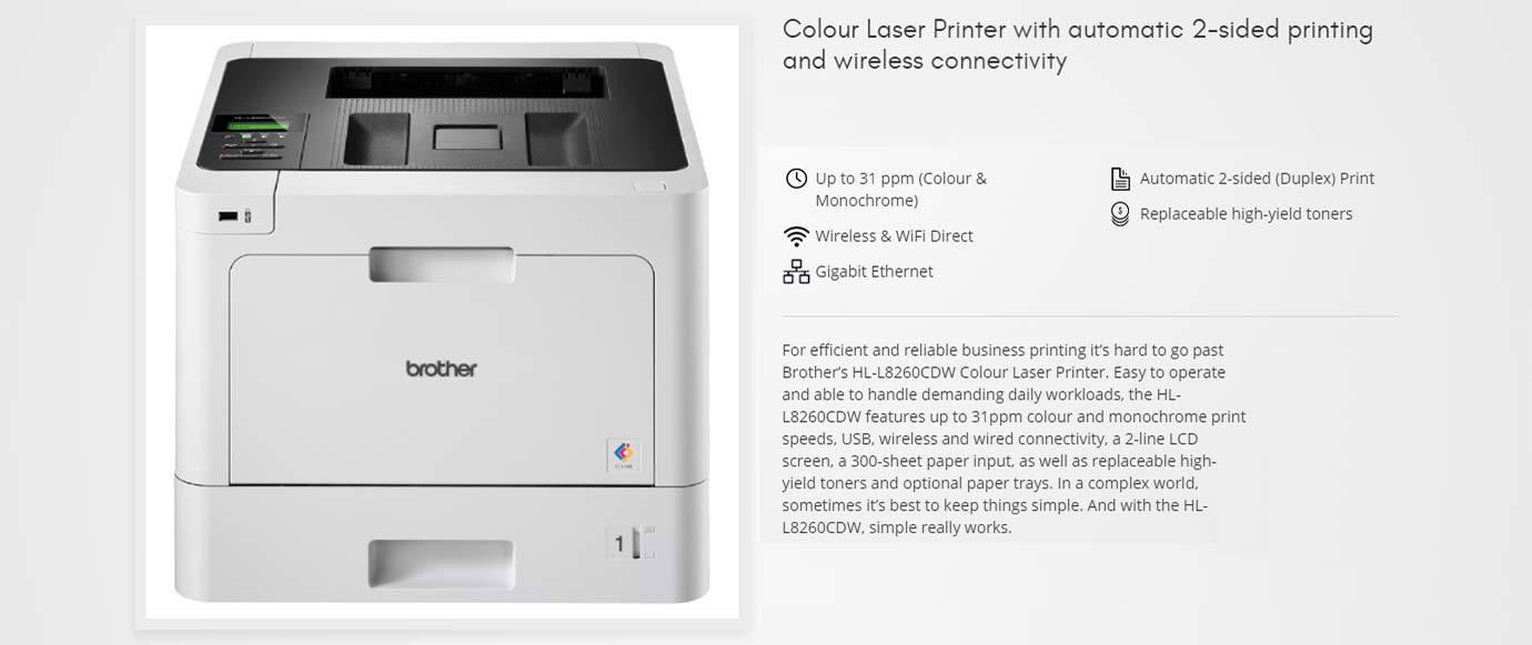 Colour Laser Printer HL-L8260CDW