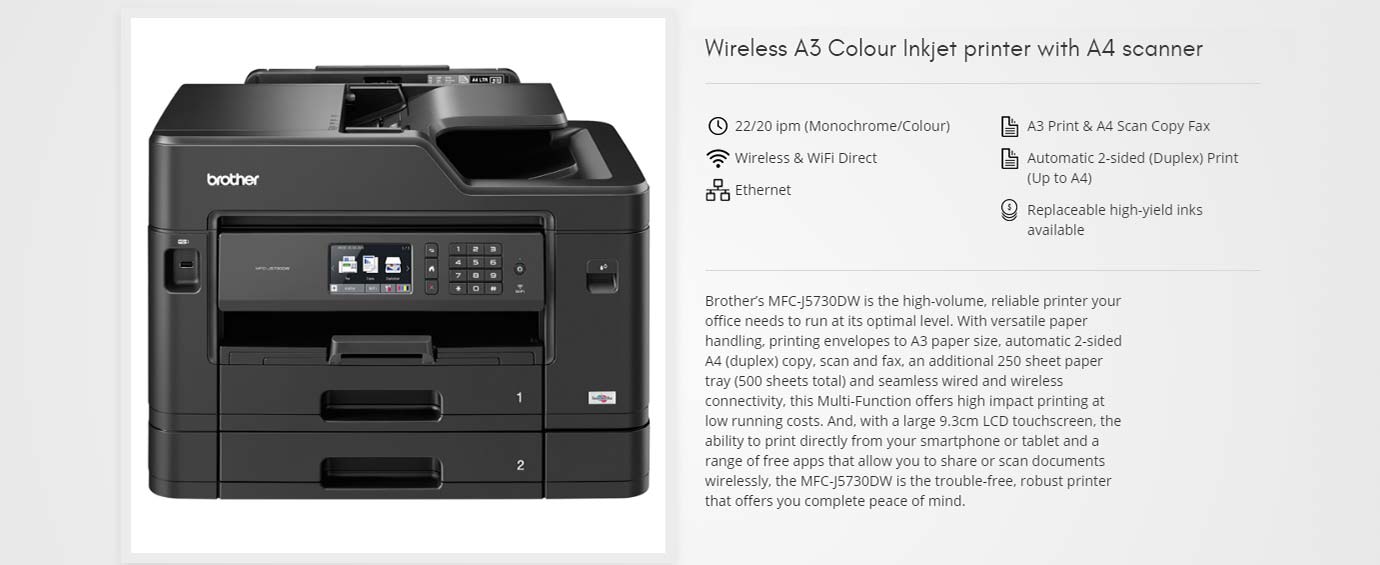 Wireless A3 Colour Inkjet Printer 