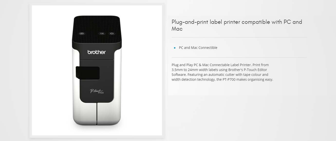 Desktop Label Printer PT-P700