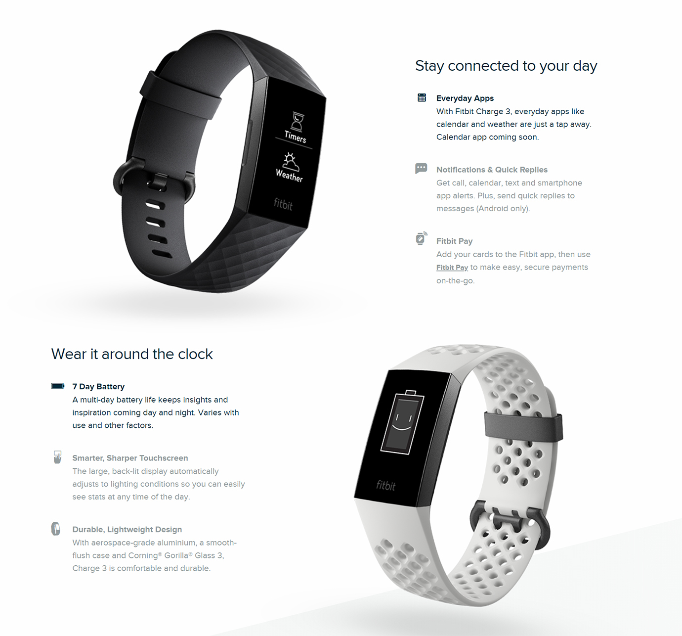 is the fitbit charge 3 compatible with iphone