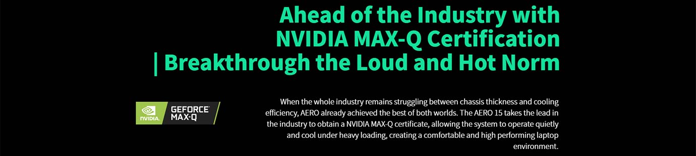 NVIDIA MAX-Q Certification
