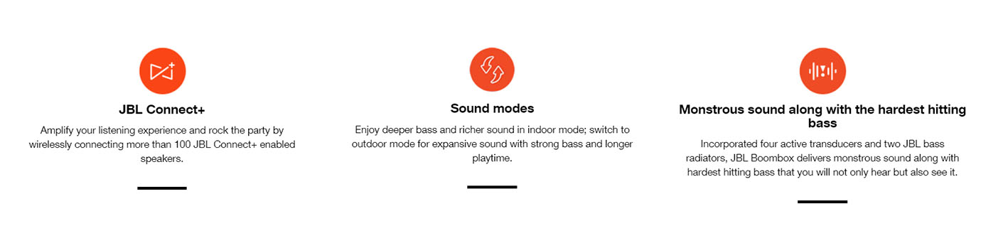 JBL Boombox - Sound modes and Hard Hitting Bass