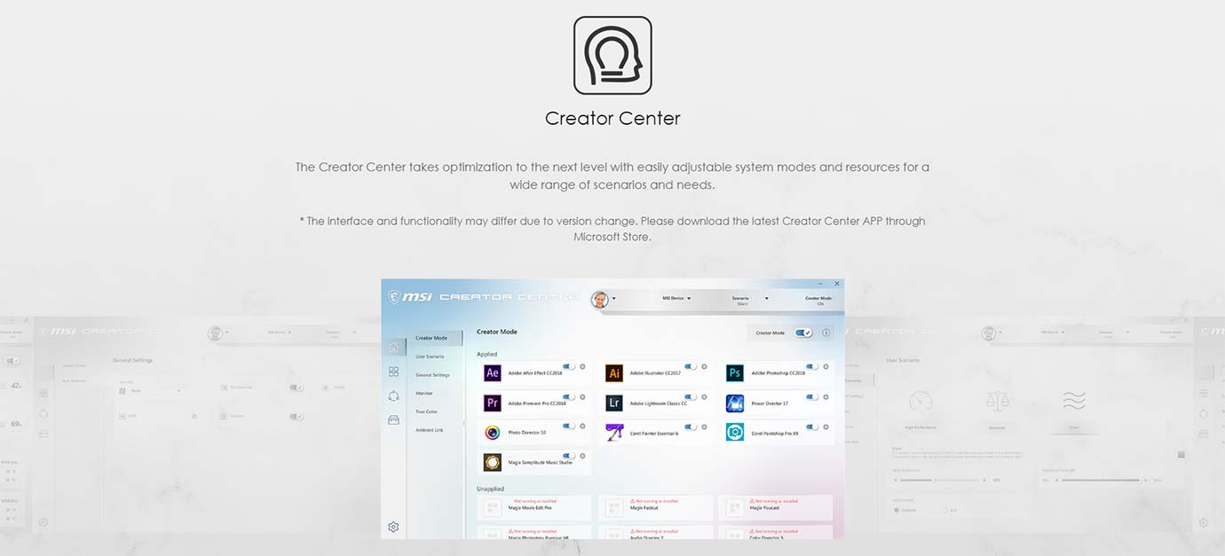 Creator Center