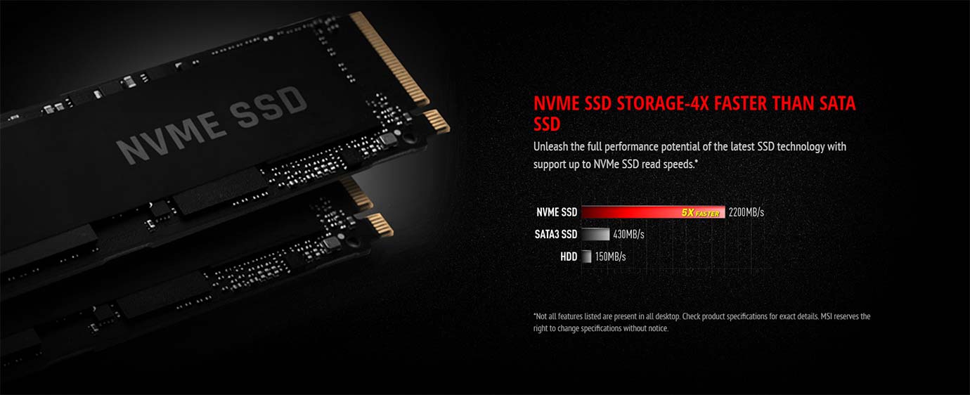 NVME SSD STORAGE