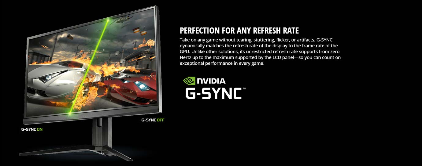 PERFECTION FOR ANY REFRESH RATE