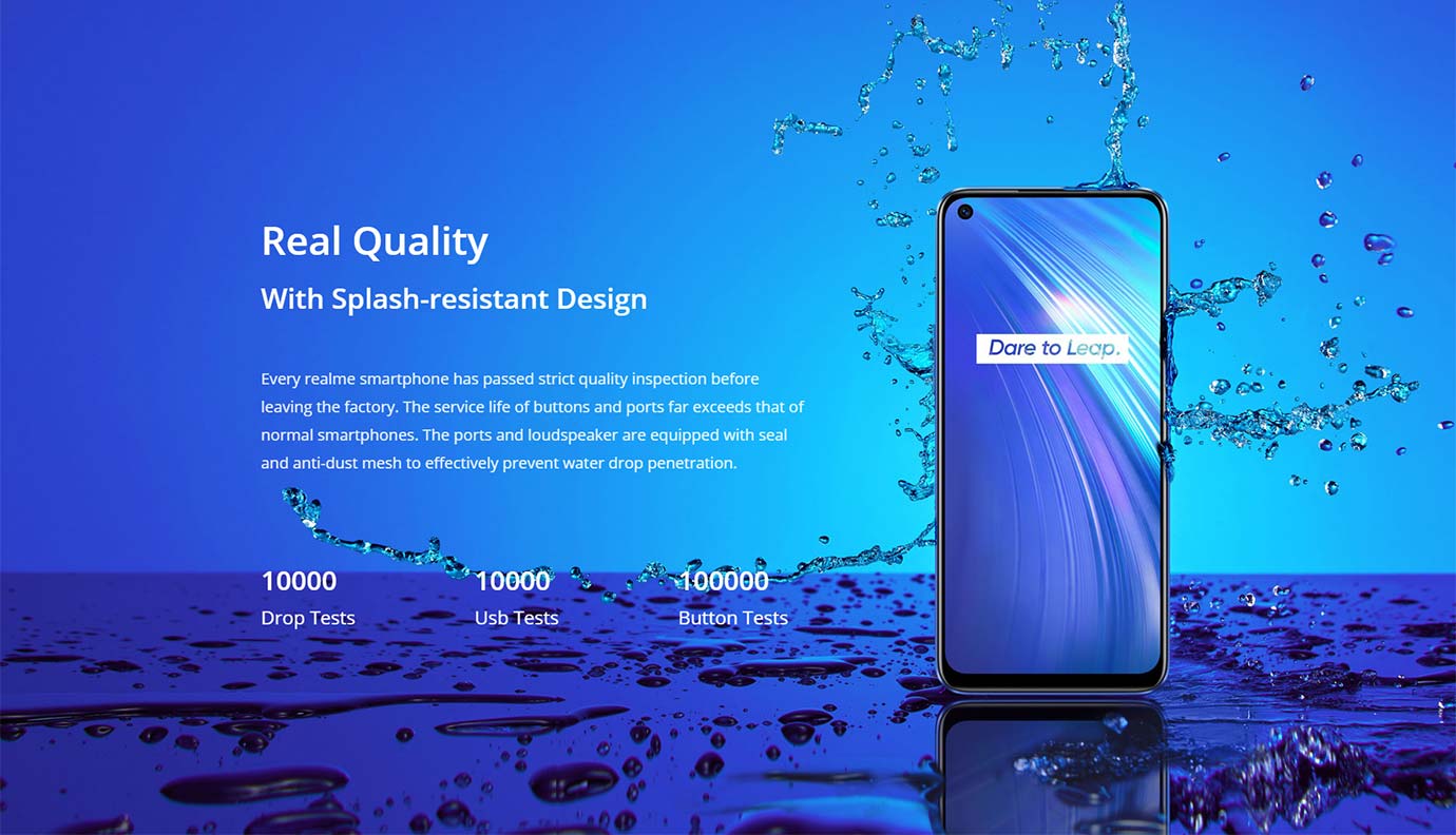 Splash-resistant Design