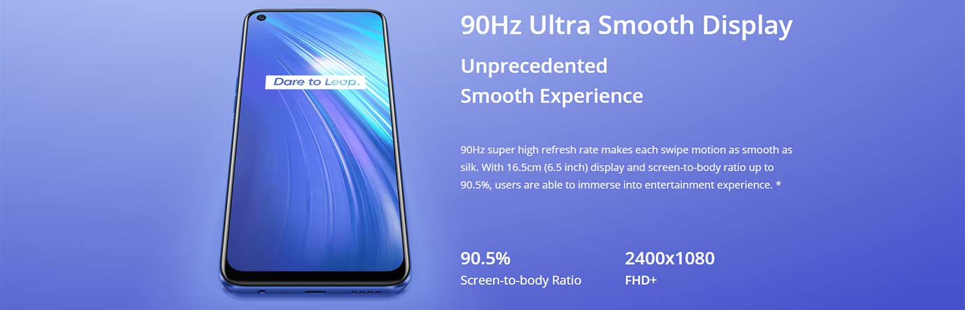 90Hz Ultra Smooth Display