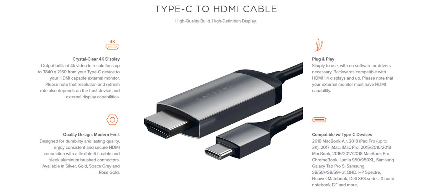 TYPE-C TO HDMI CABLE