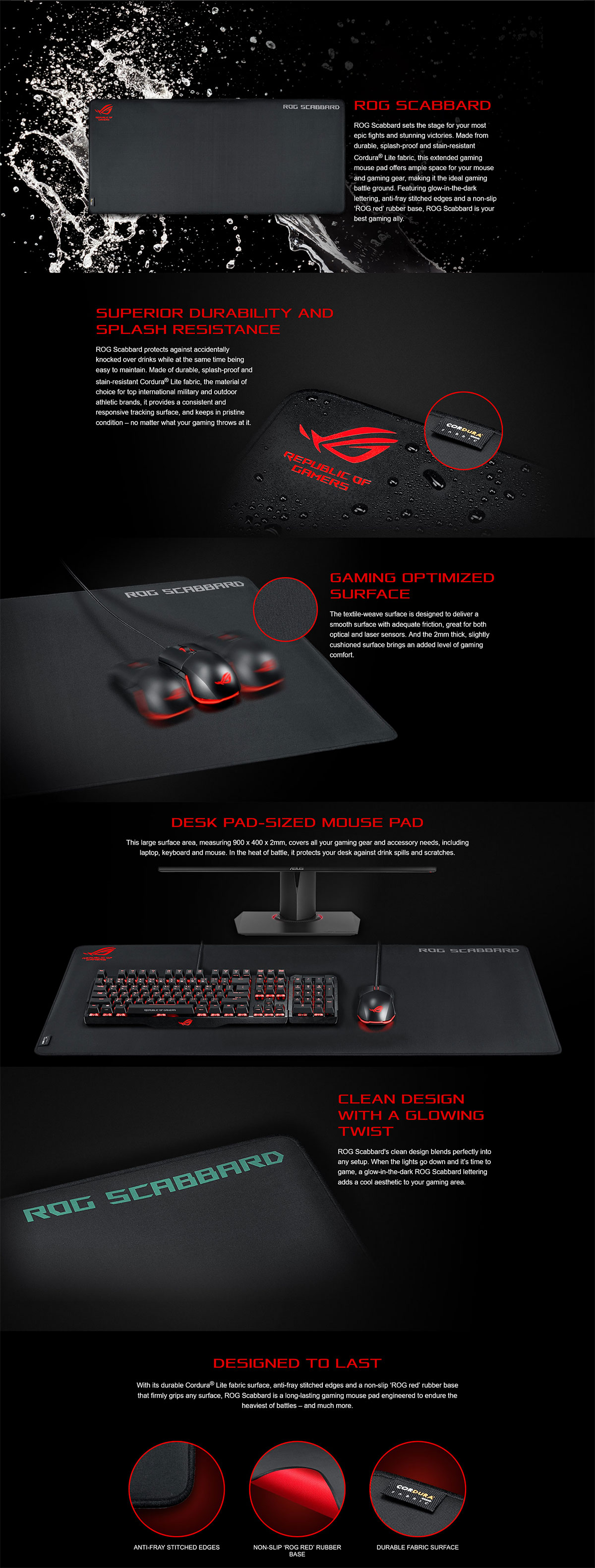 Asus-ROG-Scabbard-Gaming-Mousepad 90MP00S0-B0UA00 Details