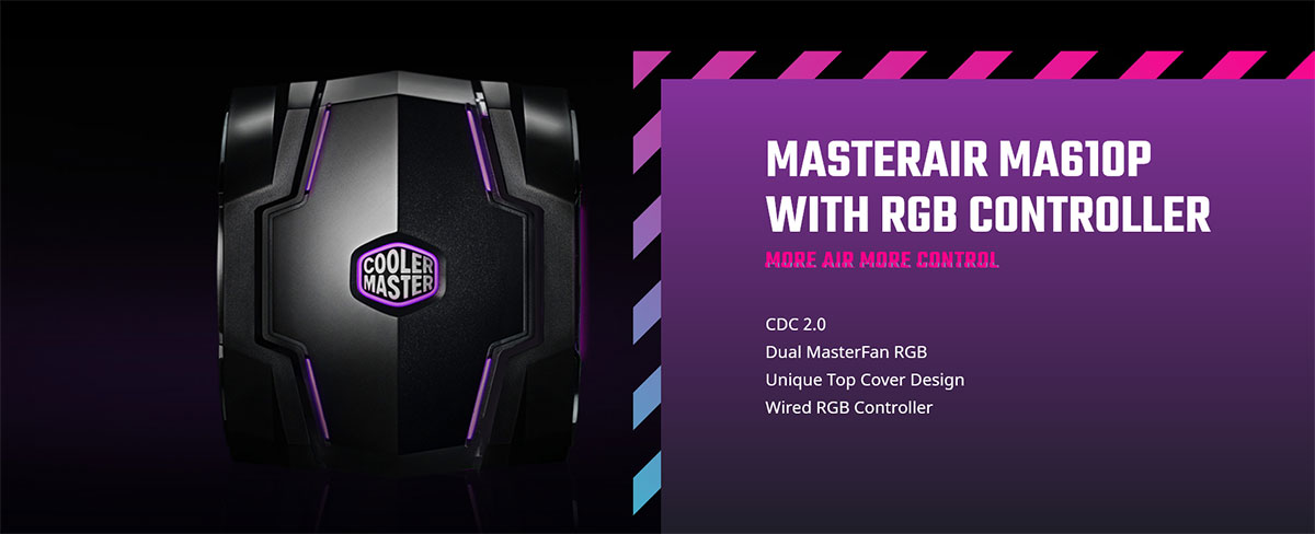 Cooler Master MasterAir MA610P Air Cooler MAP-T6PN-218PC-R1 Overview