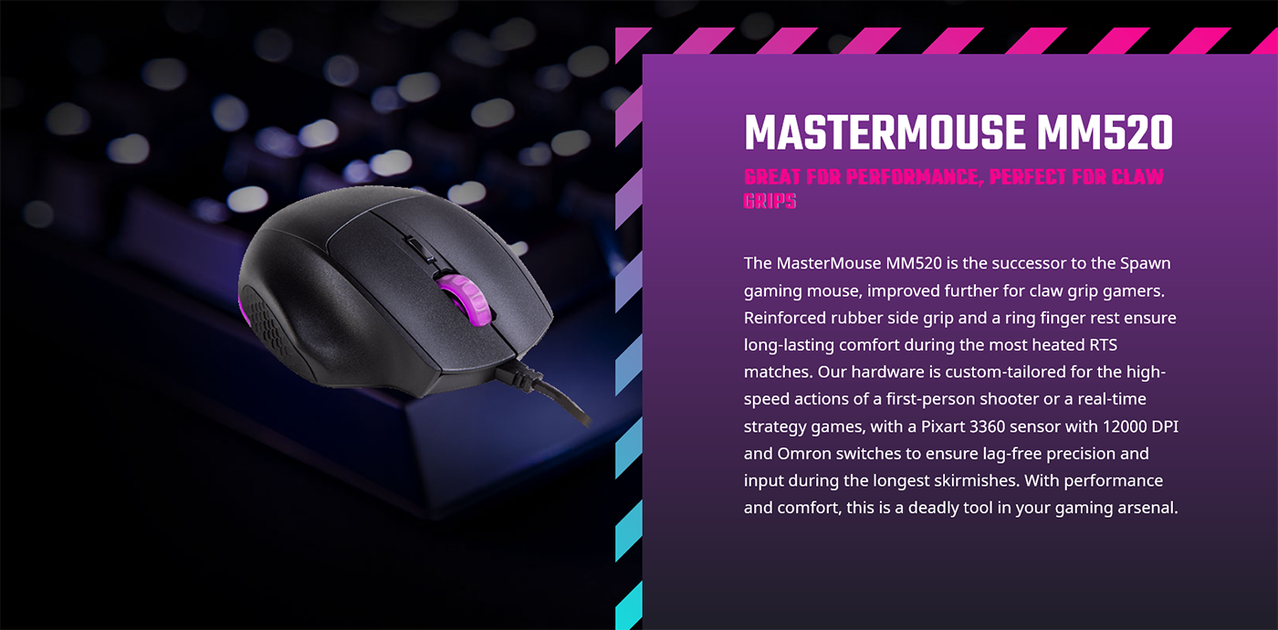 Cooler Master MasterMouse MM520 SGM-2007-KLON1 Intro