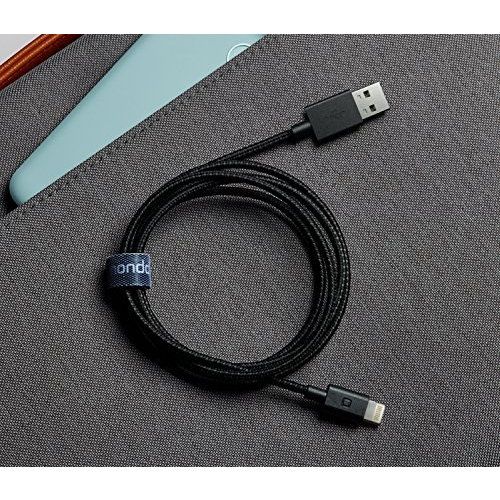 Nonda ZUS Lightning Cable 4 Ft UC33BKRN Tangle Free