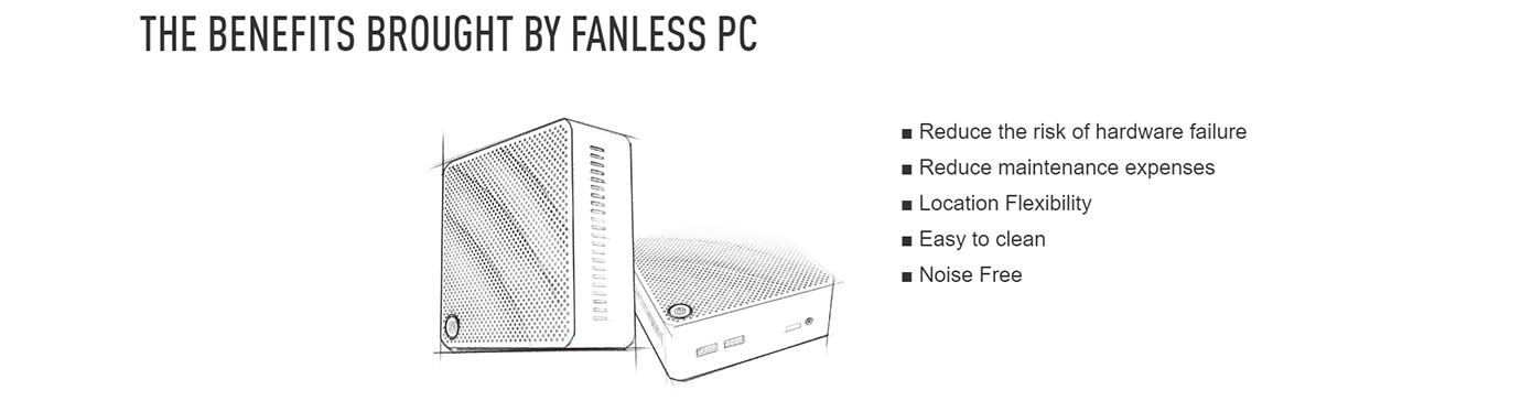 THE BENEFITS BROUGHT BY FANLESS PC