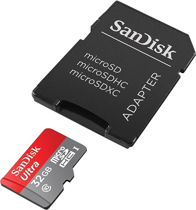 SanDisk 32GB Micro SDXC SDSQUAR-032G-GN6MA Includes SD Adapter
